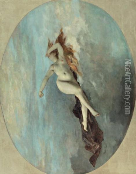Venus Dans La Vague Oil Painting - Henri Gervex