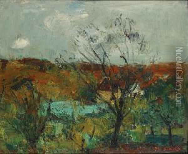 Paysage Oil Painting - Philibert Cockx