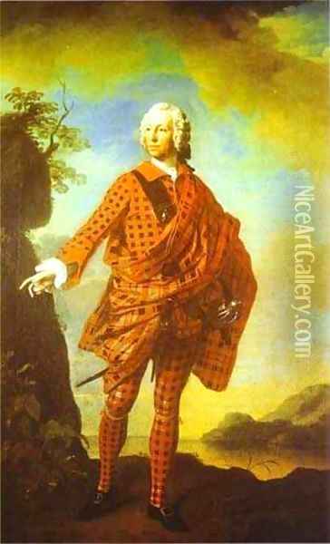 Norman The Red Man 22nd Chief Of Macleod 1747 Oil Painting - Allan Ramsay