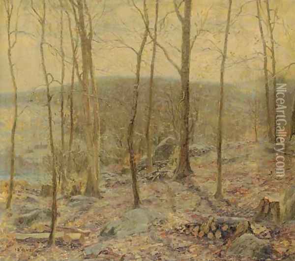 Wooded Landscape Oil Painting - Wilson Henry Irvine