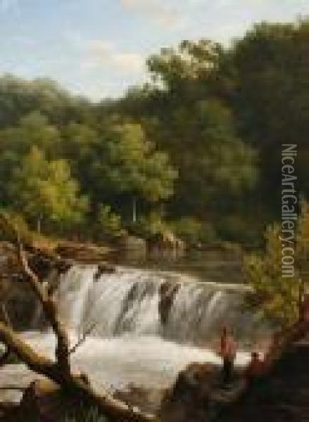 The Garway River, Killarney Oil Painting - Edmund Gill