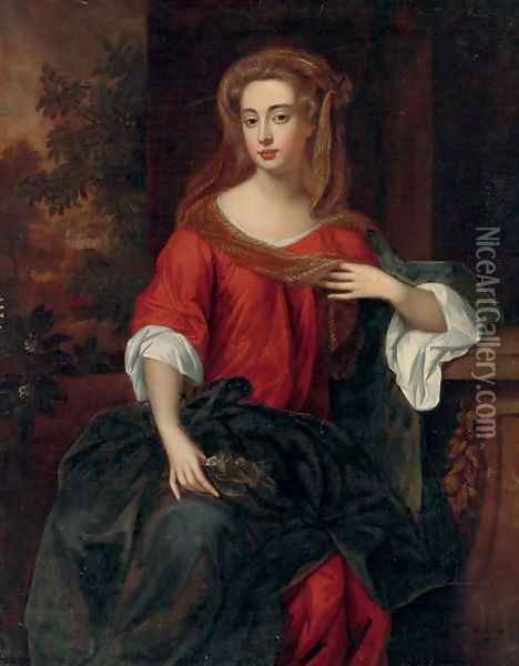 Portrait of a lady Oil Painting - William Wissing or Wissmig
