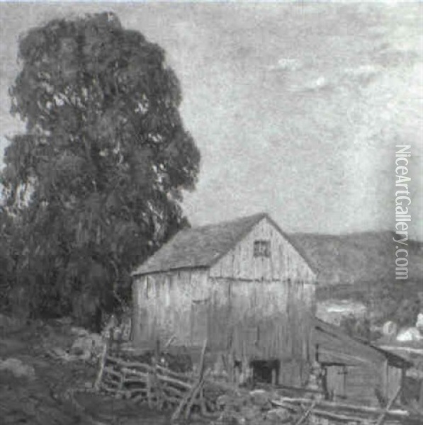 The Gray Barn Oil Painting - Wilson Henry Irvine