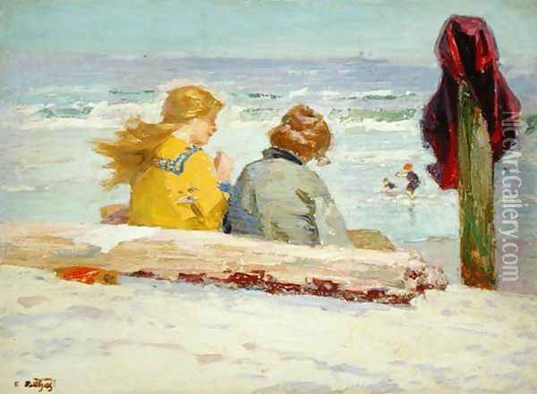 The Chaperones, 1910-15 Oil Painting - Edward Henry Potthast