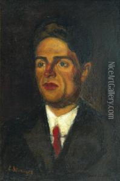 Portret Kaspra Pochwalskiego Oil Painting - Emil Schinagel