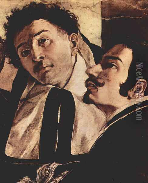 Apotheosis of St. Thomas Aquinas, detail 2 Oil Painting - Francisco De Zurbaran