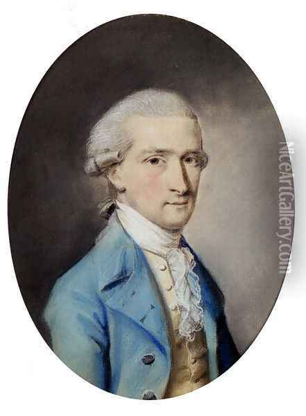 Portrait Of A Gentleman Oil Painting - Hugh Douglas Hamilton
