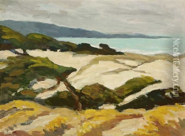 Carmel Coastal Oil Painting - Mary Deneale Morgan