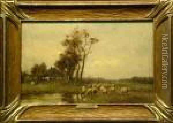 Souvenir D'hollande Oil Painting - Jean-Baptiste-Camille Corot