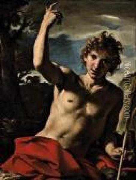 San Giovanni Battista Oil Painting - Giovanni Lanfranco