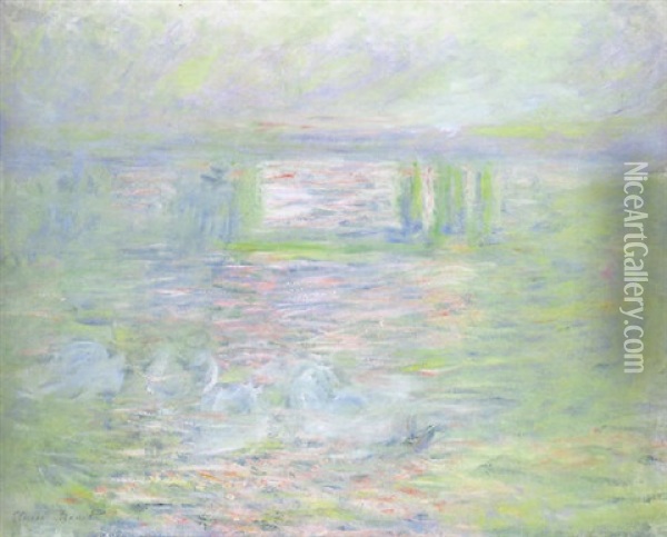Charing Cross Bridge Oil Painting - Claude Monet