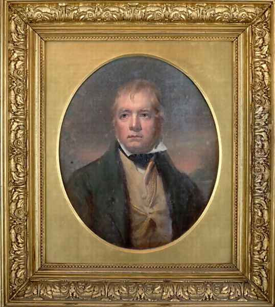 Portrait of Walter Scott 1771-1832 1823 Oil Painting - Sir Henry Raeburn