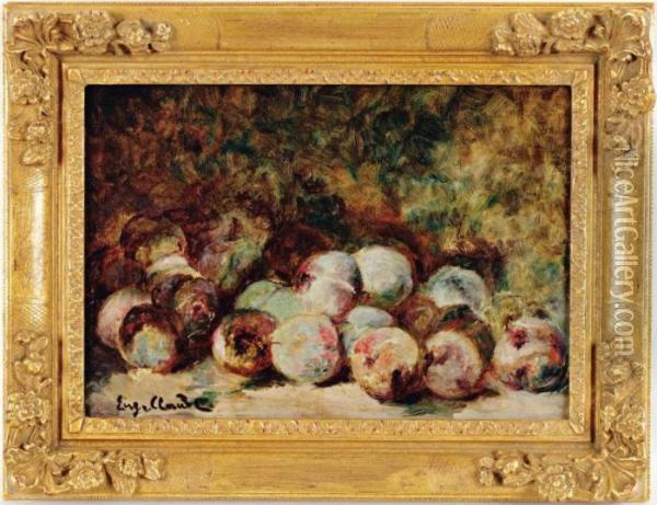 Nature Morte Aux Fruits Oil Painting - Eugene Claude