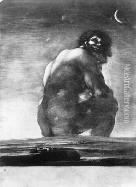 The Colossus 1 Oil Painting - Francisco De Goya y Lucientes