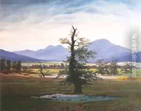 The Stream 1890 Oil Painting - Caspar David Friedrich