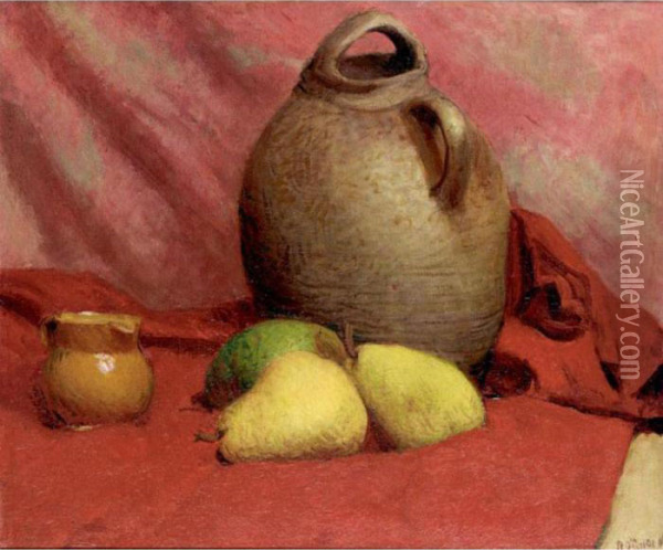 Nature Morte Aux Poires Oil Painting - Roderic O'Conor