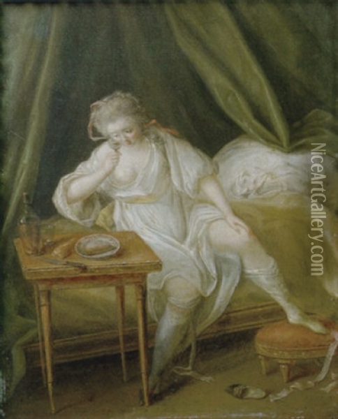 La Merenda Oil Painting - Jean-Honore Fragonard
