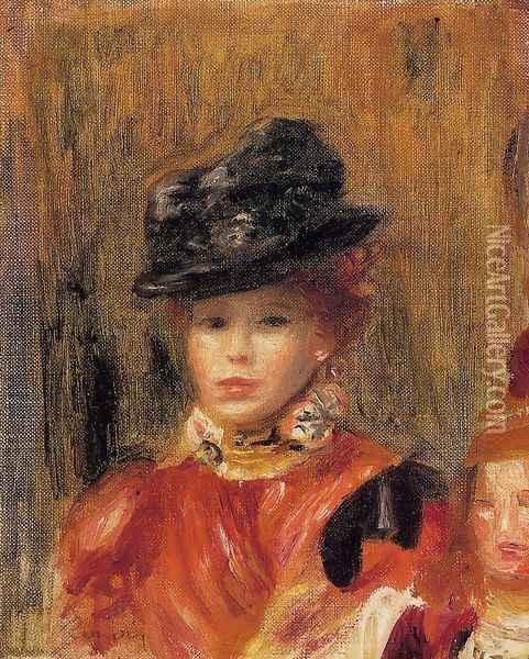 Madame Le Brun And Her Daughter Oil Painting - Pierre Auguste Renoir