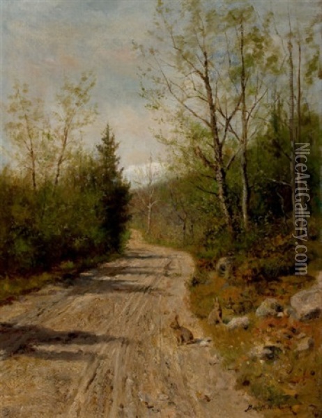 Rabbit Hill Oil Painting - Burr H. Nicholls