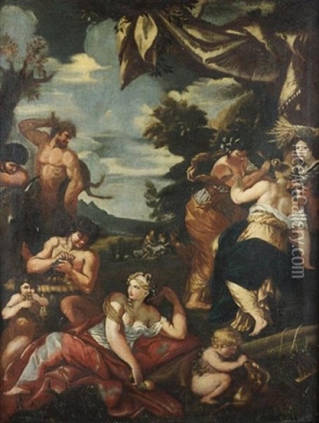 L'eta Dell'argento Oil Painting - Pietro da Cortona
