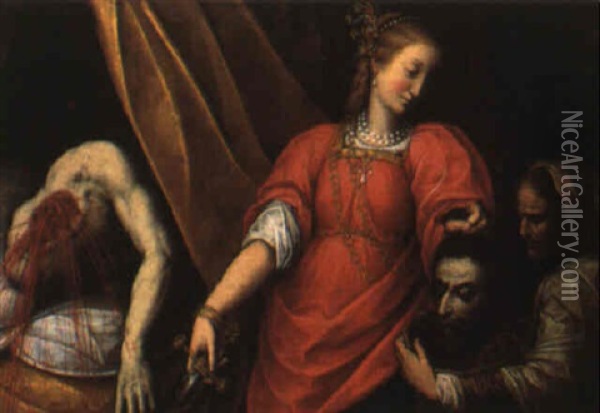 Salome Oil Painting - Giovanni Stefano Danedi