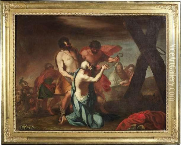 The Martyrdom Of St Andrew Oil Painting - Carlo Maratta or Maratti