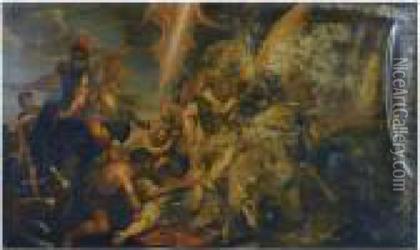 The Conversion Of Saul Oil Painting - Peter Paul Rubens