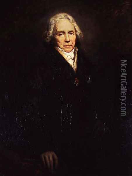 Portrait of Charles Maurice de Talleyrand-Perigord 1754-1838, 1828 Oil Painting - Ary Scheffer