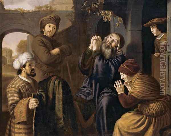 Jacob Being Shown Joseph's Robe 1651-53 Oil Painting - Jan Victors