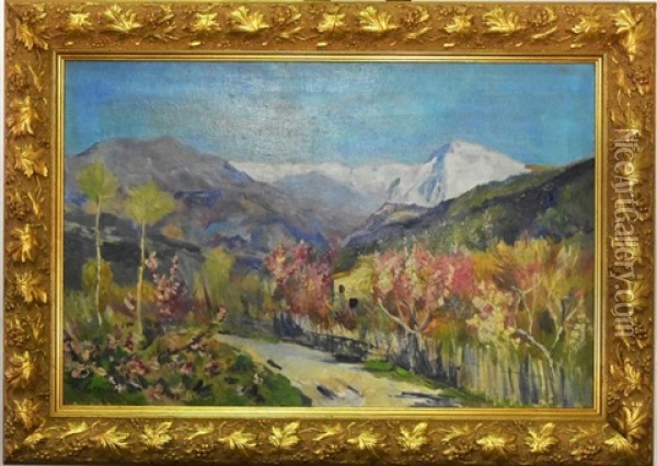 Spring In Italy Oil Painting - Isaak Levitan