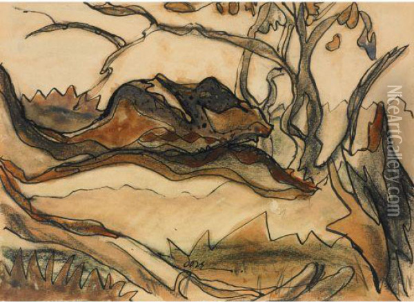 Tree I Oil Painting - Arthur Garfield Dove