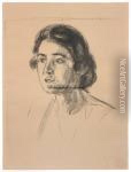 Fru Wedel Ii Oil Painting - Edvard Munch