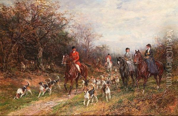 Riding To The Meet Oil Painting - Heywood Hardy