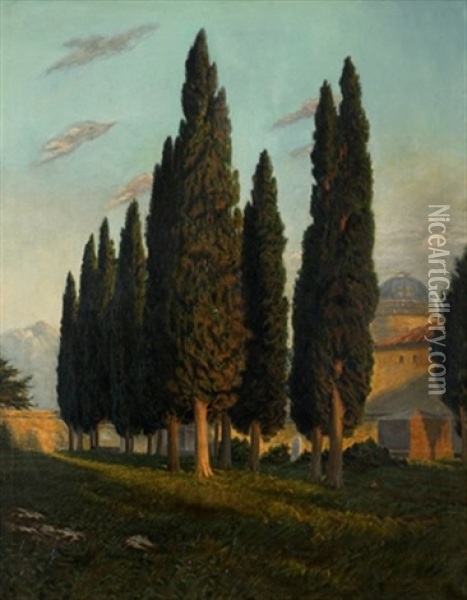 Jerusalem Oil Painting - Georg Macco