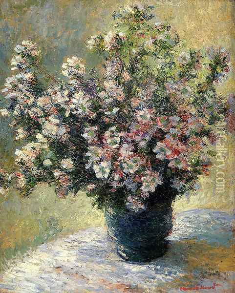 Vase Of Flowers Oil Painting - Claude Oscar Monet