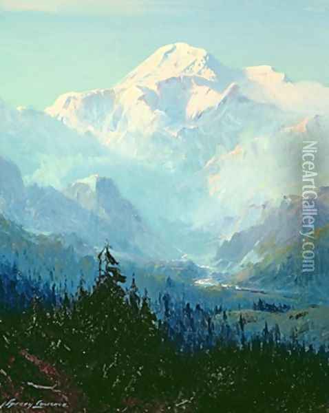 Mount McKinley Oil Painting - Sidney Laurence