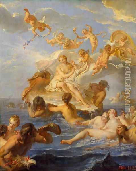 Birth of Venus Oil Painting - Noel-Nicolas Coypel