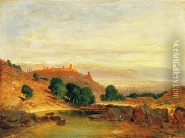 Tajkep (landscape) Oil Painting - Heinrich Von Reder