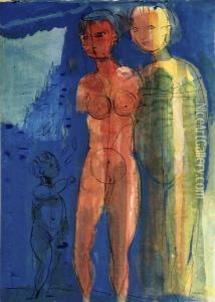 Figure Oil Painting - Eugenio Spreafico