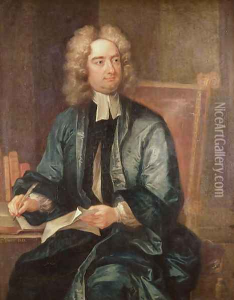 Portrait of Jonathan Swift Oil Painting - Charles Jervas