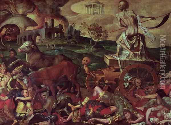 The Triumph of Death Oil Painting - Anonymous Artist