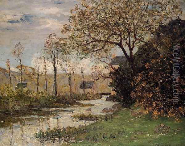The Auray River, Spring Oil Painting - Maxime Maufra
