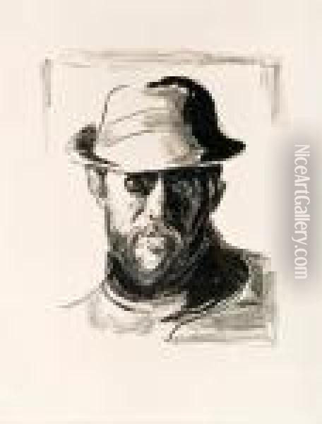 Portrait Of Hans Saegen Oil Painting - Edvard Munch