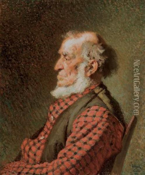 Pionnier (also Known As Pere Esdras Oil Painting - Marc-Aurele Foy De Suzor-Cote