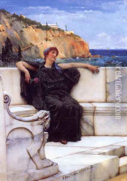 Resting Oil Painting - Sir Lawrence Alma-Tadema