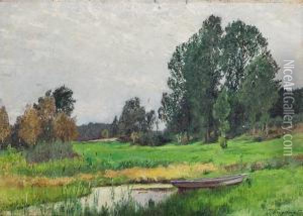 Dabrikow In Der Mark Oil Painting - Paul Vorgang