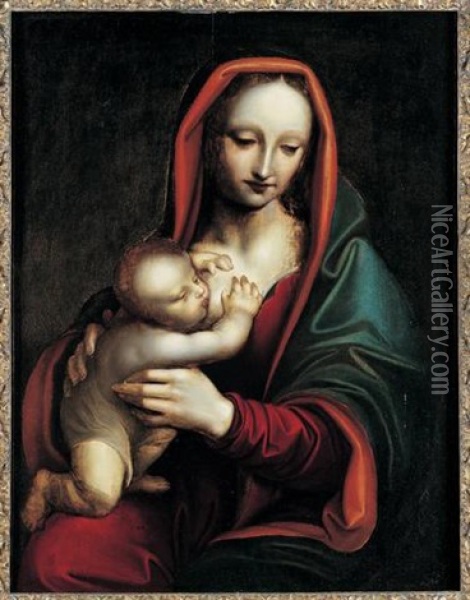 La Vierge A L'enfant Oil Painting -  Giampietrino