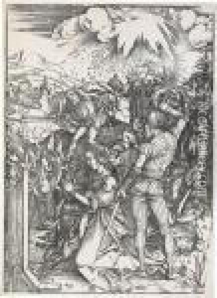 The Martyrdom Of Saint Catherine Oil Painting - Albrecht Durer