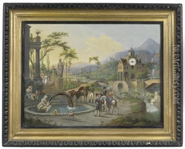 Jedermanns Freude Oil Painting - Carl Ludwig Hoffmeister