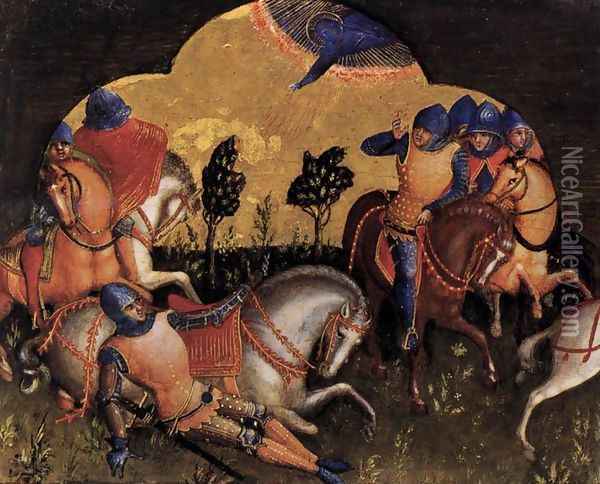 Conversion of Paul c 1370 Oil Painting - Lorenzo Veneziano